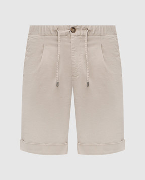 Enrico Mandelli Бежеві шорти з відворотами GYMSHO5653