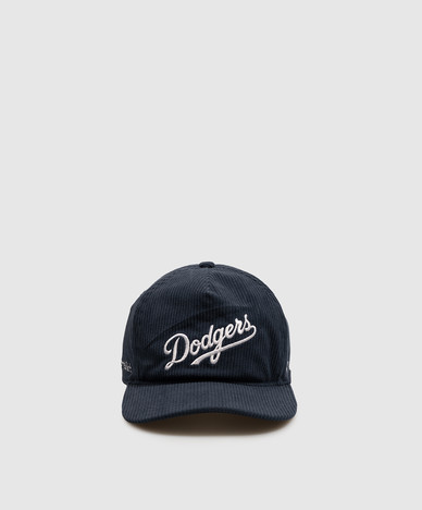 Синяя вельветовая кепка Dodgers