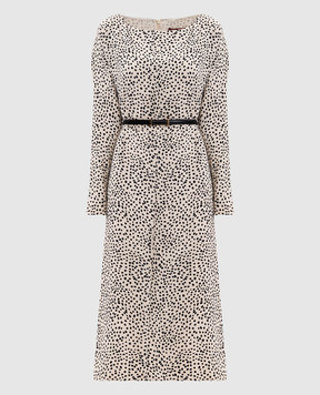 Max Mara Біла сукня PIROGHE в горох MSTPIROGHE