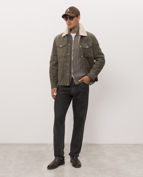 Brunello Cucinelli Сірий кардиган M22506006