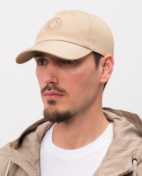 Peserico Бежевая кепка с вышивкой эмблемы R76057C0RCC762