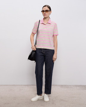 Max & Co Рожевий лонгслів MEDUSA в смужку MCOMEDUSA