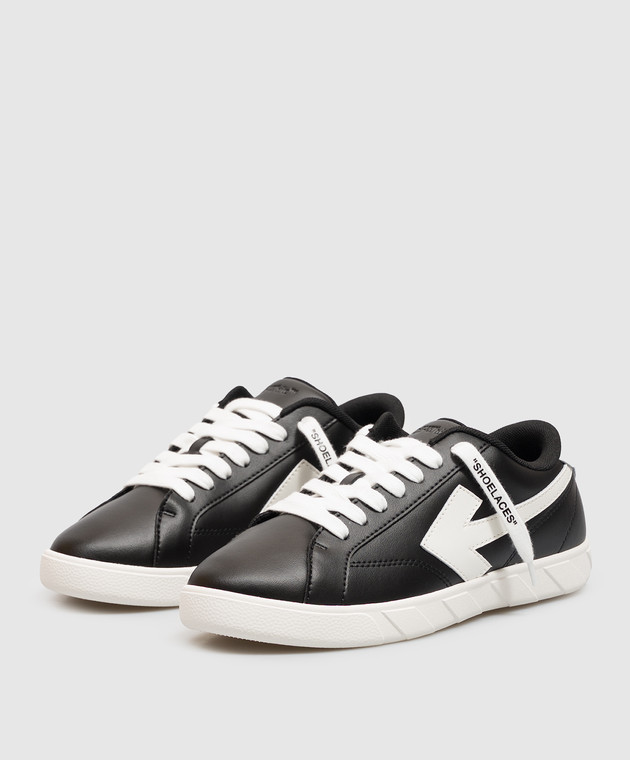 Off-White Детские черные кроссовки End of Play OF06027001 изображение 2