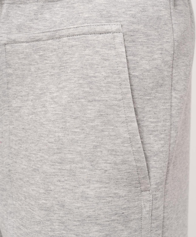 Mackage Сірі меланжеві шорти Elwood з фактурним логотипом ELWOODR зображення 4