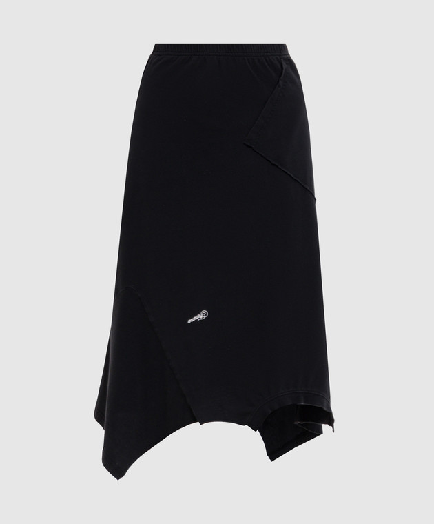 Vetements Черная юбка асимметричного кроя WH27SK167B