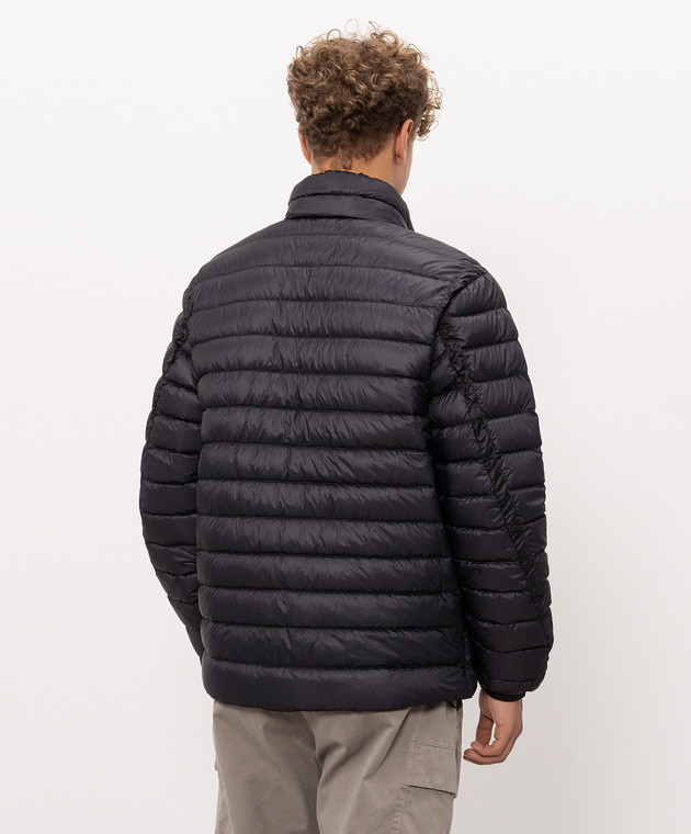 C.P. Company Синяя пуховая куртка с патчем логотипа MOW022A110416A изображение 4