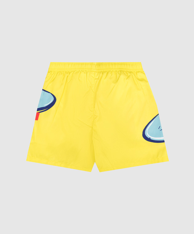 Diesel Дитячі жовті шорти для плавання Mipwirl J02712KXBTG зображення 2