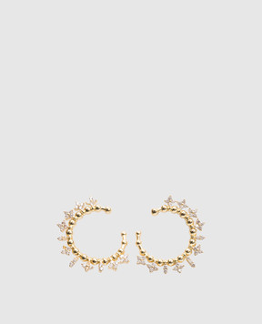Lynyer Позолоченные серьги Celestial с кристаллами LYNCELENCREAR