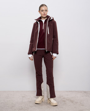 Brunello Cucinelli Бордовый джемпер с кашемиром MM840VG104