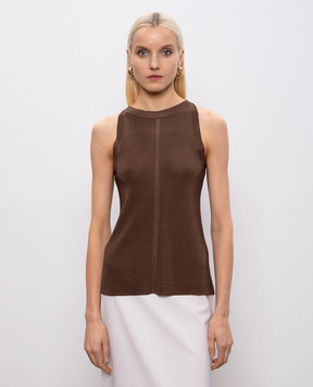 Loulou de Saison Коричневый топ OHANA OHANA