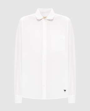 Max Mara Weekend Белая рубашка WKDBAHAMAS с эмблемой WKDBAHAMAS