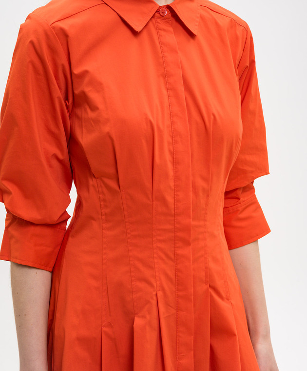 Simkhai Красное платье-рубашка Jazz 2261144T изображение 5