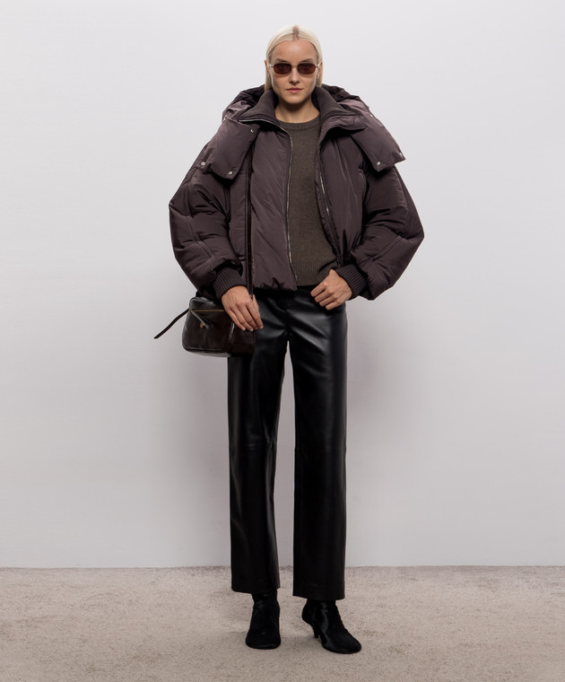 Max Mara Sportmax Коричневый пуховик DUOMO SPXDUOMO изображение 2