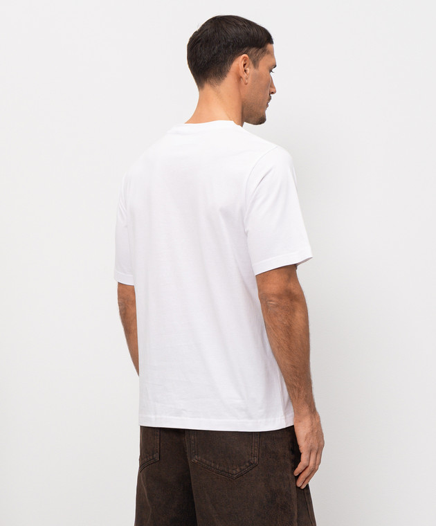 A Cold Wall Біла футболка з принтом логотипа 1000ACW2 зображення 4