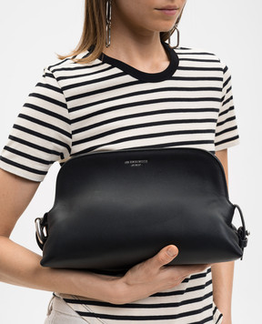 Ann Demeulemeester Черный кожаный клатч Dolly B0013894LT191