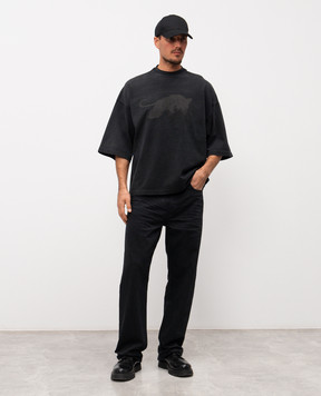 Fear of God Чорна футболка з принтом Le Panteres FG25FW1010303HWJ