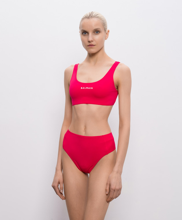 Balmain Розовый купальник BKBS02490 изображение 2