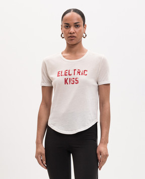 Ann Demeulemeester Футболка Floor Micro кольору айворі B0013923FA740