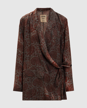 UMA WANG Жакет Khloe на запах в квітковий принт UP6007