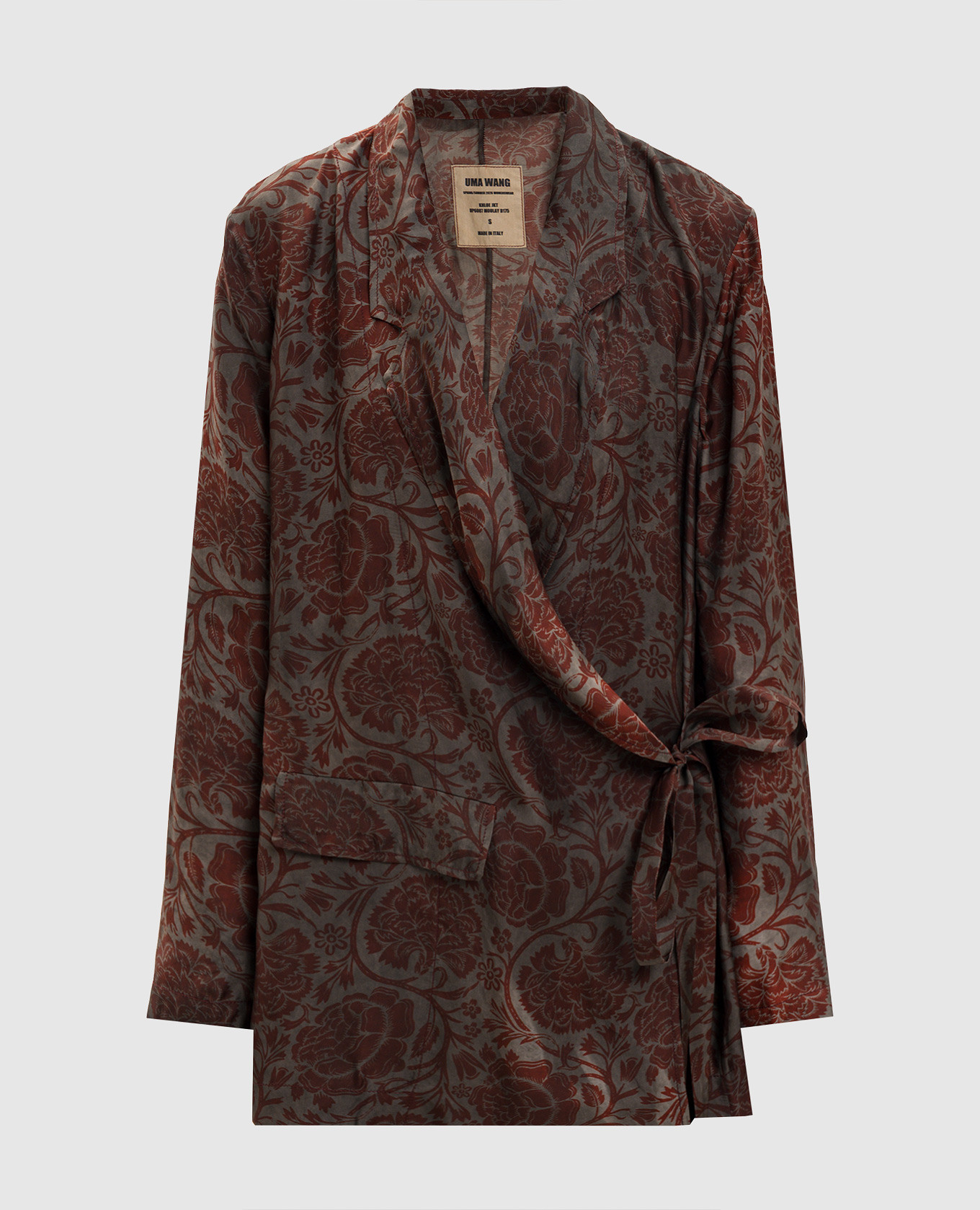 Жакет Khloe на запах в цветочный принт