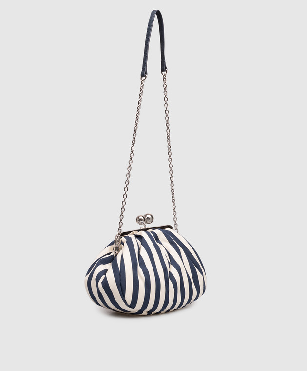 Max Mara Weekend Сумка Pasticcino в смужку з нашивкою WKAGERUSIA зображення 3