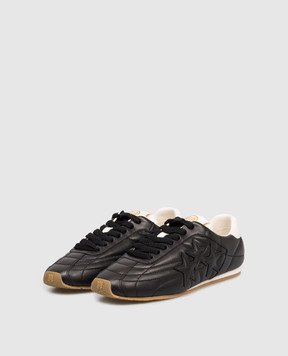 AMIRI Чорні шкіряні кросівки Pacific AWSNSN1034