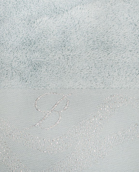 Blumarine Home Набор голубых махровых полотенец Crystelle с вышивкой 5 шт H0000230044