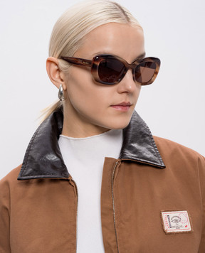 Max Mara Коричневые солнцезащитные очки UNNO MXOUNNO