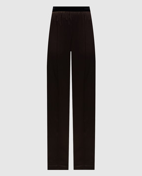 Tom Ford Коричневі штани із шовку PAW683FAX881