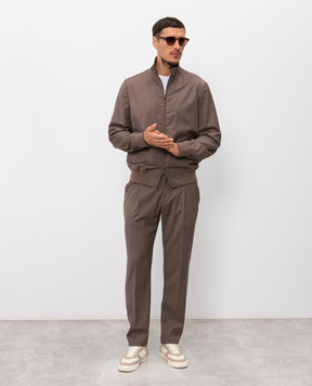 CAPOBIANCO Коричневый спортивный костюм из шерсти 20M463UN0020M808UN0060