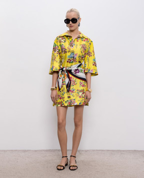 MANTERO 1902 Жовта сукня Ines із шовку 0199A2811T0881K