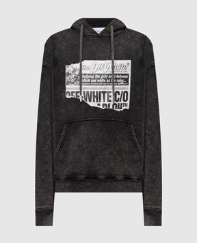 Off-White Сіре худі News 44MBB12GF5F004