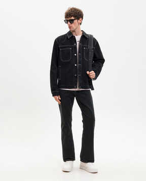 Off-White Рожева футболка Paint Arrow 44MAA120S26J00R