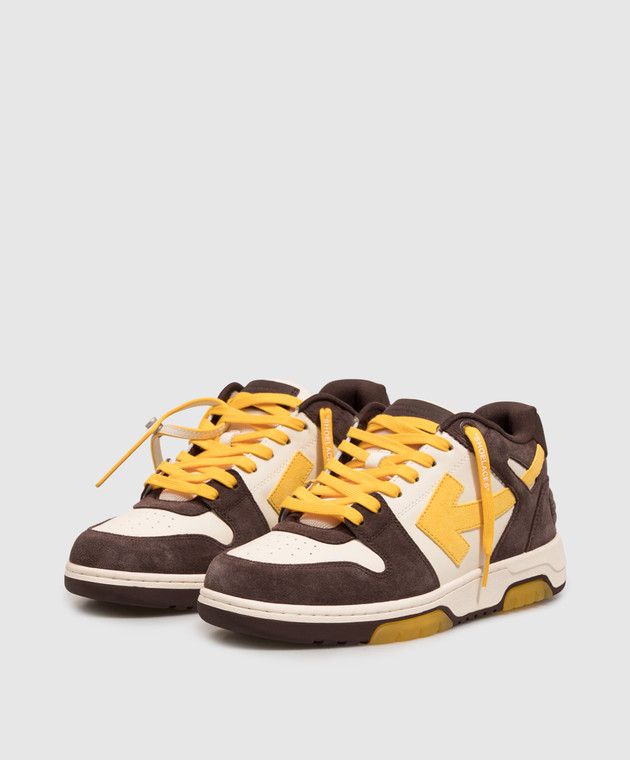 Off-White Кожаные кроссовки Out Of Office OF05730210 изображение 2