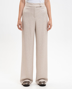 Peserico Бежеві штани з вовною E04967U01515