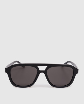 Balenciaga Черные солнцезащитные очки Daily с логотипом 870674T0039