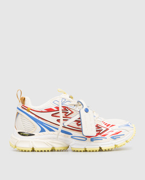 Off-White Белые кожаные кроссовки OWIA289S26FAB006