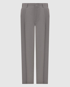 Brunello Cucinelli Сірі штани з вовни ME267S2440