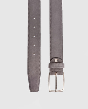 ISAIA Сірий замшевий ремінь FB0047PLF04