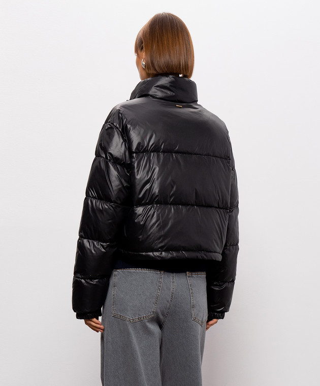 Twinset Черная стеганная куртка 262TP2642 изображение 4