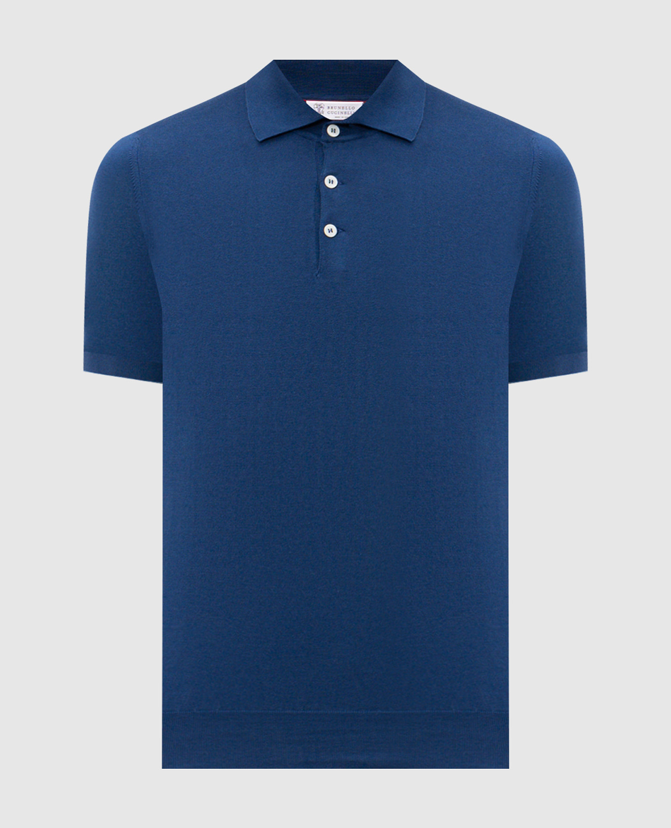 Поло синего цвета