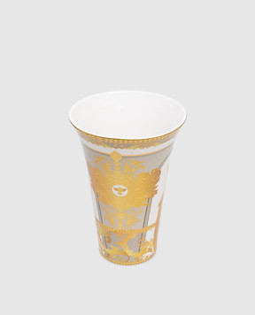 Baci Milano Зелена порцелянова ваза Minerva VASMIN01