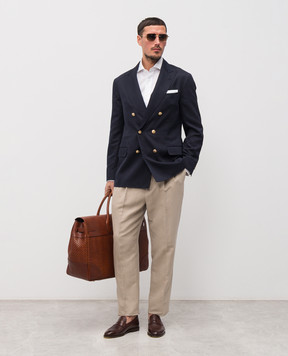 Brunello Cucinelli Белая рубашка MA6970028