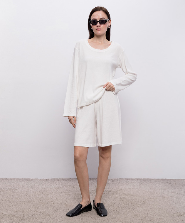 The Row Белые шорты Larissa 10859K732 изображение 2