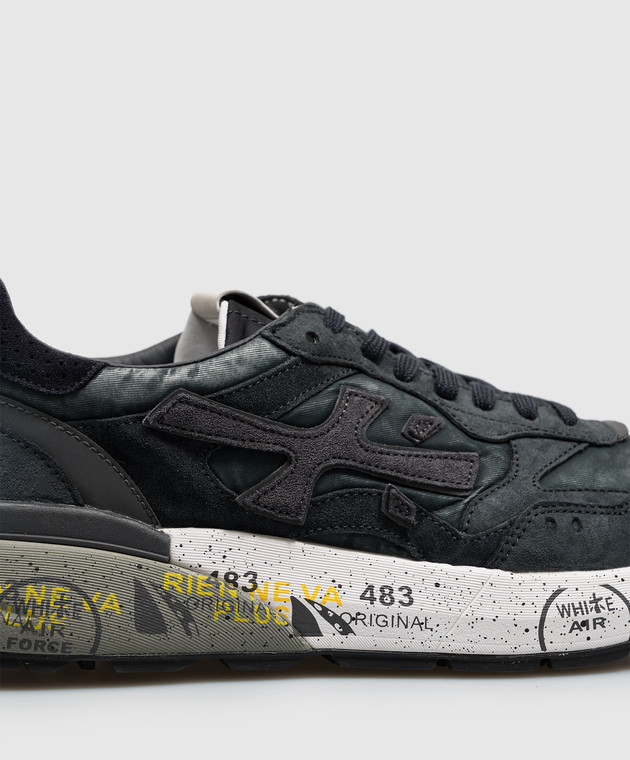 Premiata Синие комбинированные кроссовки Mick 0.1 MICK01 изображение 5
