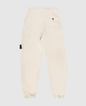 Stone Island Бежевые джогеры с логотипом L1S166200007S004014