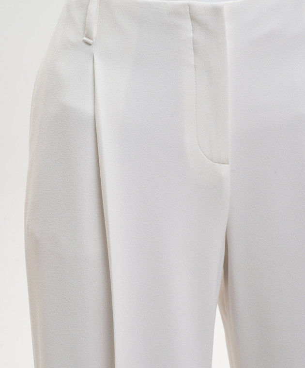 Ermanno Scervino Белые брюки D486P701XIF изображение 4