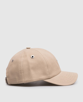 Ami Paris Бежева кепка з вишивкою емблеми UCP265AW0041