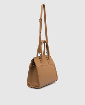 Gianni Notaro Коричнева шкіряна сумка-сетчел 253RUGAORO