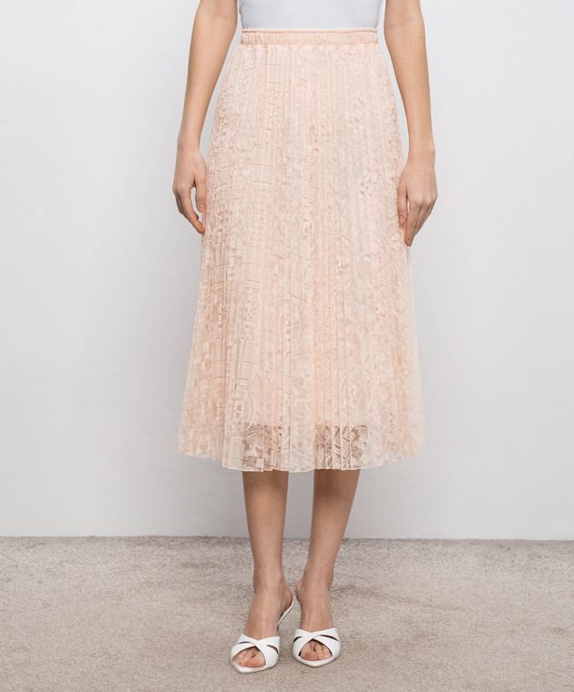 Ermanno Scervino Рожева спідниця D482O761FDUCX зображення 3